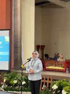 KUNJUNGAN MENTERI PPPA RI DI KALURAHAN WEDOMARTANI