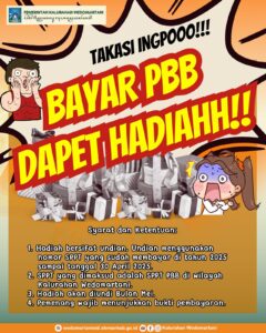 Hanya di Wedomartani Bayar PBB Dapat Hadiah