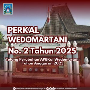 Peraturan Kalurahan Wedomartani No. 2 Tahun 2025 tentang Perubahan APBKal Wedomartani TA. 2025