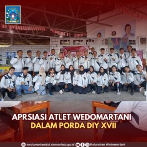 Apresiasi Atlet Wedomartani PORDA DIY XVII