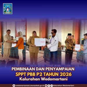 Pembinaan dan Penyampaian SPPT PBB P2 Tahun 2026 Secara Simbolis Kepada Warga Masyarakat