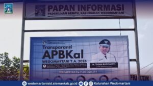 Transparasi Anggaran Kalurahan Wedomartani di setiap Padukuhan