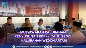 MUSKAL PENYUSUNAN RKPKal TAHUN ANGGARAN 2027 KALURAHAN WEDOMARTANI