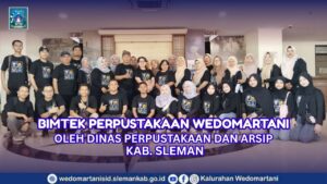 Bimbingan Teknis Perpustakaan di Wedomartani oleh Dinas Perpustakaan dan Arsip Kabupaten Sleman