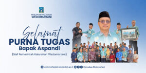 Penyerahan Surat Keputusan Lurah Wedomartani tentang Purna Tugas Sebagai Staf Pamong