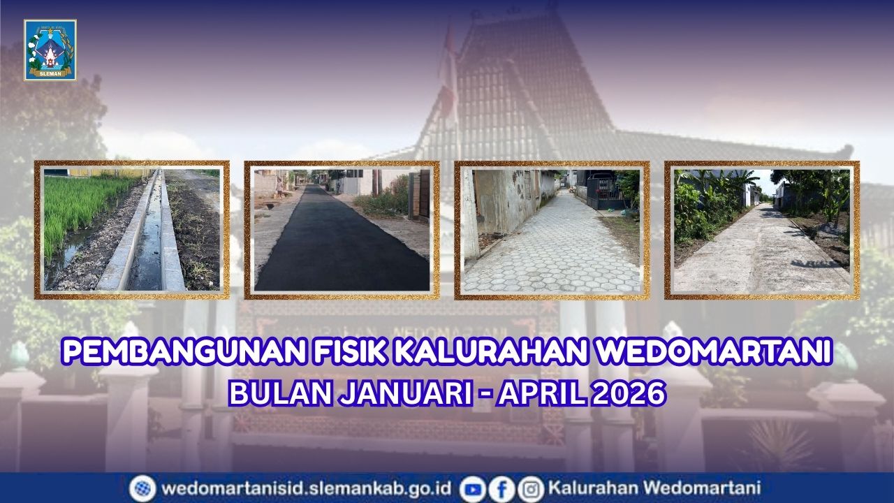 Pembangunan Infrastruktur Kalurahan Wedomartani Januari–April 2026