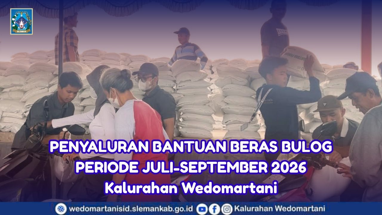 Penyaluran Beras 5 Ton ke Warga Wedomartani